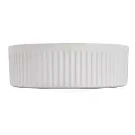 Раковина AVS Соло 36x36 белая, рифленая