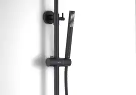 Душевая система Aquatek ЛИРА AQ2440MB, Черный матовый