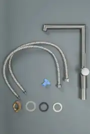 Смесители для кухни AVS Pulse 811-090-GM, оружейная сталь