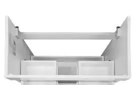 Тумба с раковиной Azario KANTRI 70/2 CS00097251, подвесная с раковиной Фостер 70, белая