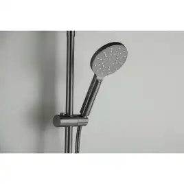Душевая система Aquatek Европа AQ2343BGM с термостатом, Оружейная сталь