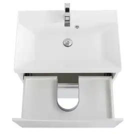 Тумба под раковину BelBagno MARINO-600-2C-PIA-BL-P напольная Bianco Lucido