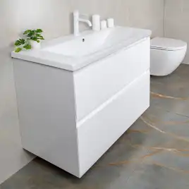 Тумба с раковиной AVS Гармония 80 белая, N821-07-800WG-01-810WG