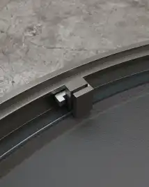 Душевой уголок CEZARES MOLVENO-R-1-90-C-GM-IV стекло Прозрачное, профиль Оружейная сталь