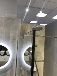 Душевая перегородка AVS Walk In 110 профиль хром, стекло прозрачное, 803-0014-200-11-CR-T