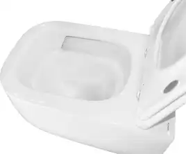 Унитаз подвесной Azario RIANO AZ-2808E подвесной, безободковый, со смывом 