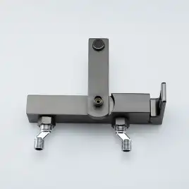 Смеситель для ванны Gappo G3217-9  с коротким изливом, Оружейная сталь