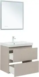 Тумба под раковину Aquanet Джейн (Flat) 70 бежевый, 343976