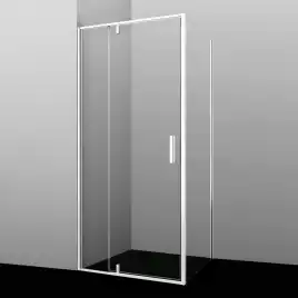Душевой уголок WasserKRAFT Neime 19P 90х90 19P03 профиль Белый стекло Прозрачное