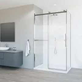 Душевой уголок Vincea Como Soft 120х90 VSR-1CS9012CL, профиль хром, стекло Прозрачное