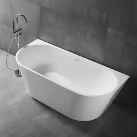 Акриловая ванна Abber 150х80 AB9216-1.5, отдельностоящая, Белая глянцевая