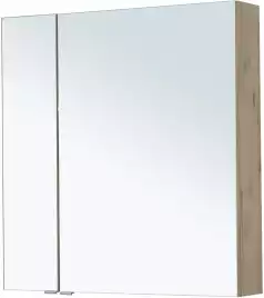 Зеркало-шкаф Aquanet Алвита New 80 дуб веллингтон белый 277537