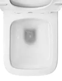 Унитаз напольный Azario Iris AZ-8353 безободковый, с бачком и сидением микролифт, Белый глянцевый