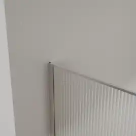 Душевая перегородка Azario Walk-in 100 AZ-271-100-BGL-CRF стекло 8 мм рифленое, профиль Золото матовое