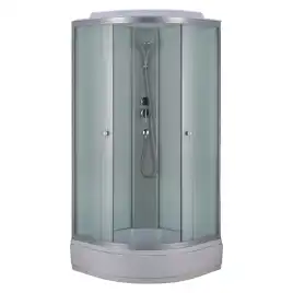 Душевая кабина Loranto 90х90, средний поддон, Матовое стекло, CS-985TM/W-90