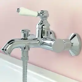 Смеситель для ванны Jacob Delafon LOUISE E24363-CP, однорычажный, с коротким изливом, Хром