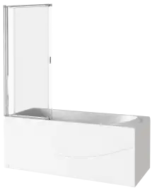 Шторка для ванны Good Door Good Door Screen 100 см, ПД00081, профиль Хром, стекло Прозрачное