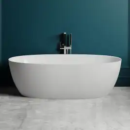 Ванна Salini ALDA 180х90 101911G из материала S-Sense, Белая глянцевая