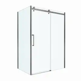 Душевой уголок BelBagno MARINO-2-AH-1-150/90-C-GM стекло прозрачное, профиль Оружейная сталь