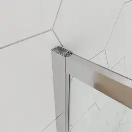 Душевой угол Veconi Ottimo P10 CH, 900x900x1900, хром, стекло прозрачное
