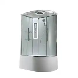 Душевая кабина AvaCan EM5812LLEDT 120x80 см, высокий поддон, с крышей, левая