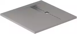 Душевой поддон Allen Brau Infinity 90x90 8.21001-PGM из искусственного камня платина