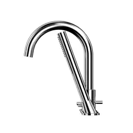 Смеситель на борт ванны Whitecross Y chrome на 4 отверстия Хром, Y1232CR