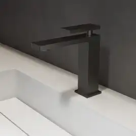 Смеситель для раковины Vincea Dice VBF-2DS1MB однорычажный, черный матовый