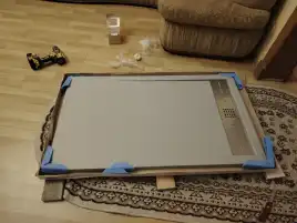 Душевой поддон Good Door Stella 120х70 из искусственного камня, Серый графит ЛП00136