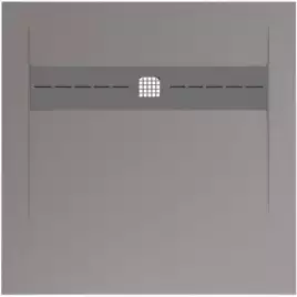 Душевой поддон Allen Brau Infinity 90x90 8.21001-PGM из искусственного камня платина