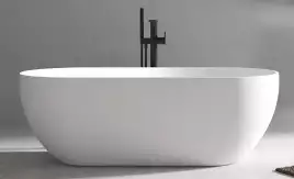 Акриловая ванна Abber 172х79 AB9241, отдельностоящая, Белая глянцевая