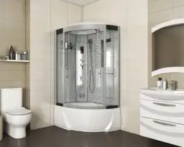 Душевая кабина Niagara Luxe 120х80х215 NG-7712WL высокий поддон, с гидромассажем