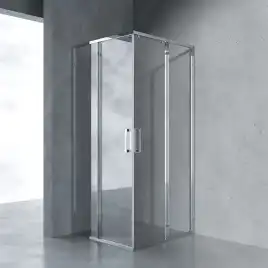Душевой уголок AVS Куб Лайт 90x90 профиль хром, стекло прозрачное, 803-0005-195-90/90-CR-T