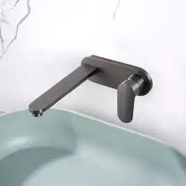 Смеситель для раковины Aquatek Ника AQ1813BGM, Оружейная сталь