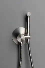 Смеситель с гигиеническим душем Allen Brau Liberty 5.33005-BN (с внутренней частью) никель браш