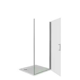 Душевая дверь Good Door Mokka DR-80-C-WE, МК00011, профиль Белый, стекло Прозрачное