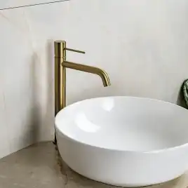 Смесители для раковины AVS Slimmer 811-101-BG высокий, брашированное золото