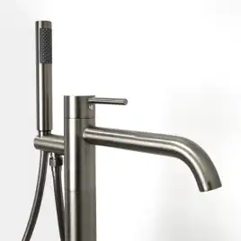 Смесители для ванны AVS Slimmer 811-112-GM напольный, оружейная сталь