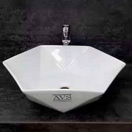Раковина AVS AVS-81140 45х45 белая