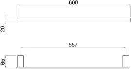Держатель для полотенец Allen Brau Infinity 6.21011-00 хром