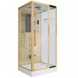 Душевая кабина Niagara Luxe 100х90х215 NG-7714G низкий поддон, с гидромассажем