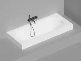 Ванна Salini ORNELLA KIT 170х75 102411M из материала S-Sense, Белая матовая
