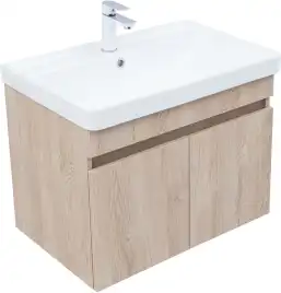 Тумба под раковину Aquanet Оптима 70 дуб светлый, 344804
