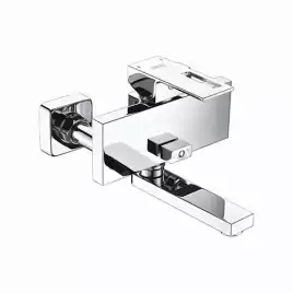 Смеситель для ванны WasserKRAFT Alme 1500 1501, однорычажный, с коротким изливом, Хром