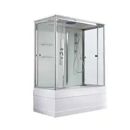 Душевая кабина AvaCan V5016 160x85 см, высокий поддон, с крышей