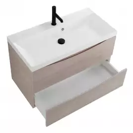 Тумба под раковину BelBagno MARINO-1000-2C-SO-RG-P подвесная Rovere Grigio