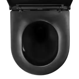 Унитаз подвесной Azario Grado AZ-0046-UQ3-MB подвесной, безободковый, со смывом 