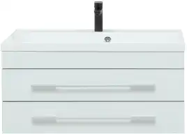 Тумба под раковину Aquanet Верона 90 белый (подвесная 2 ящика) 172335