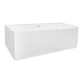 Акриловая ванна Azario LAGO BLANCO 160х75 пристенная левая, в комплекте с сифоном и металлической рамой, AZ-6724-1CL 16075