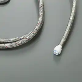 Смеситель для кухни AVS PureRiver 811-170-GM с гибким изливом, оружейная сталь